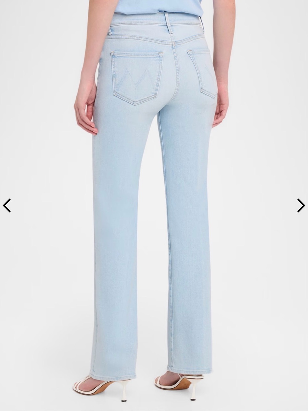 MOTHER The Kick It Jeans Melt in your Mouth Straight-Leg Jeans - Picture 3 of 9